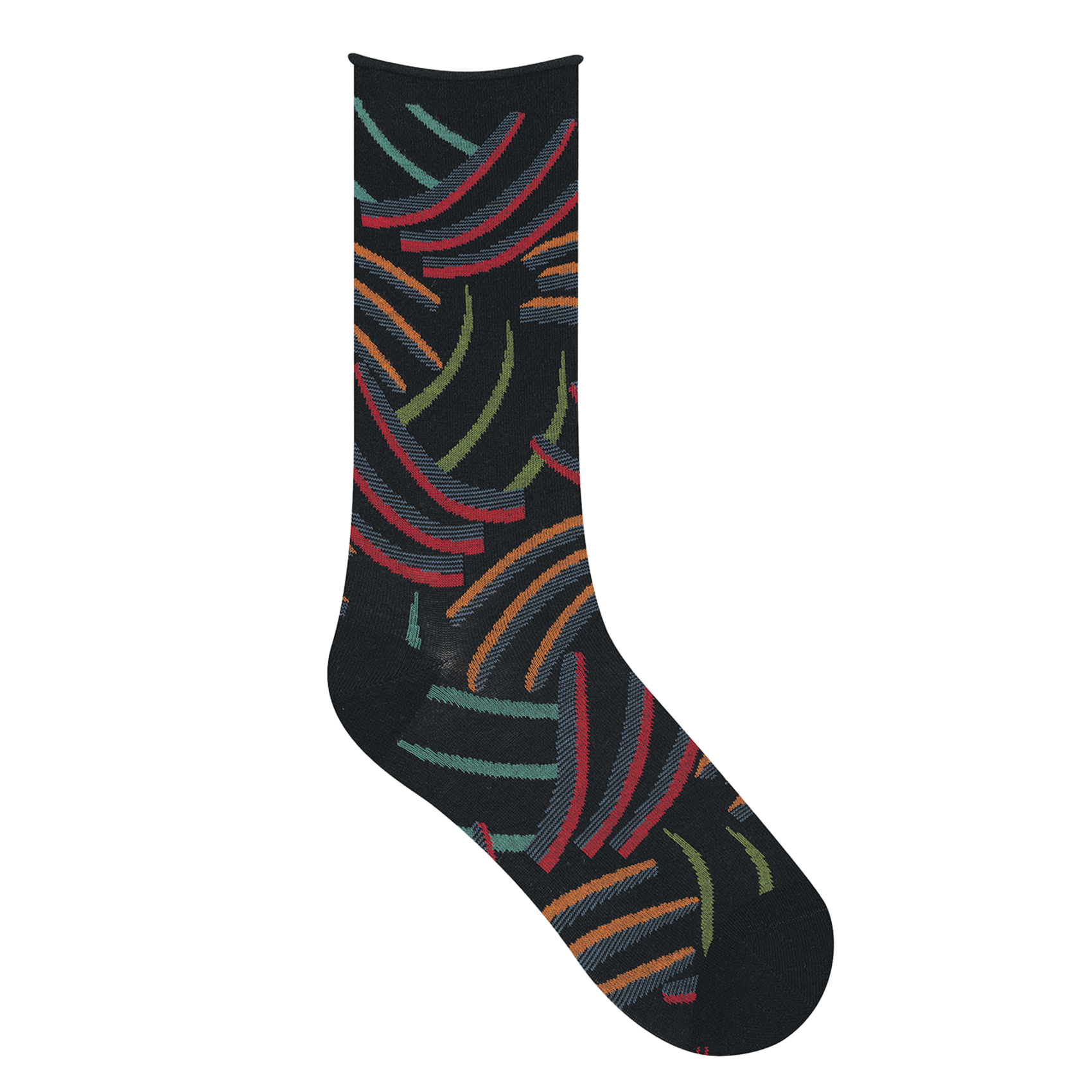 GRIFFES - Chaussettes imprimées en coton mélangé | Noir