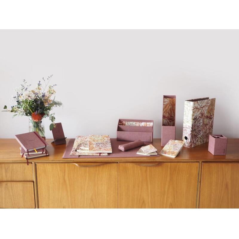 Rhodia collection ORANGE Botanique - porte-courrier, 25 x 10 x 14 cm - Amaranthe