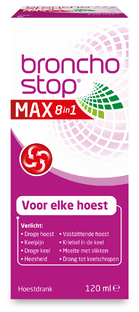 Bronchostop Max 8-in-1 Hoestdrank 120ML