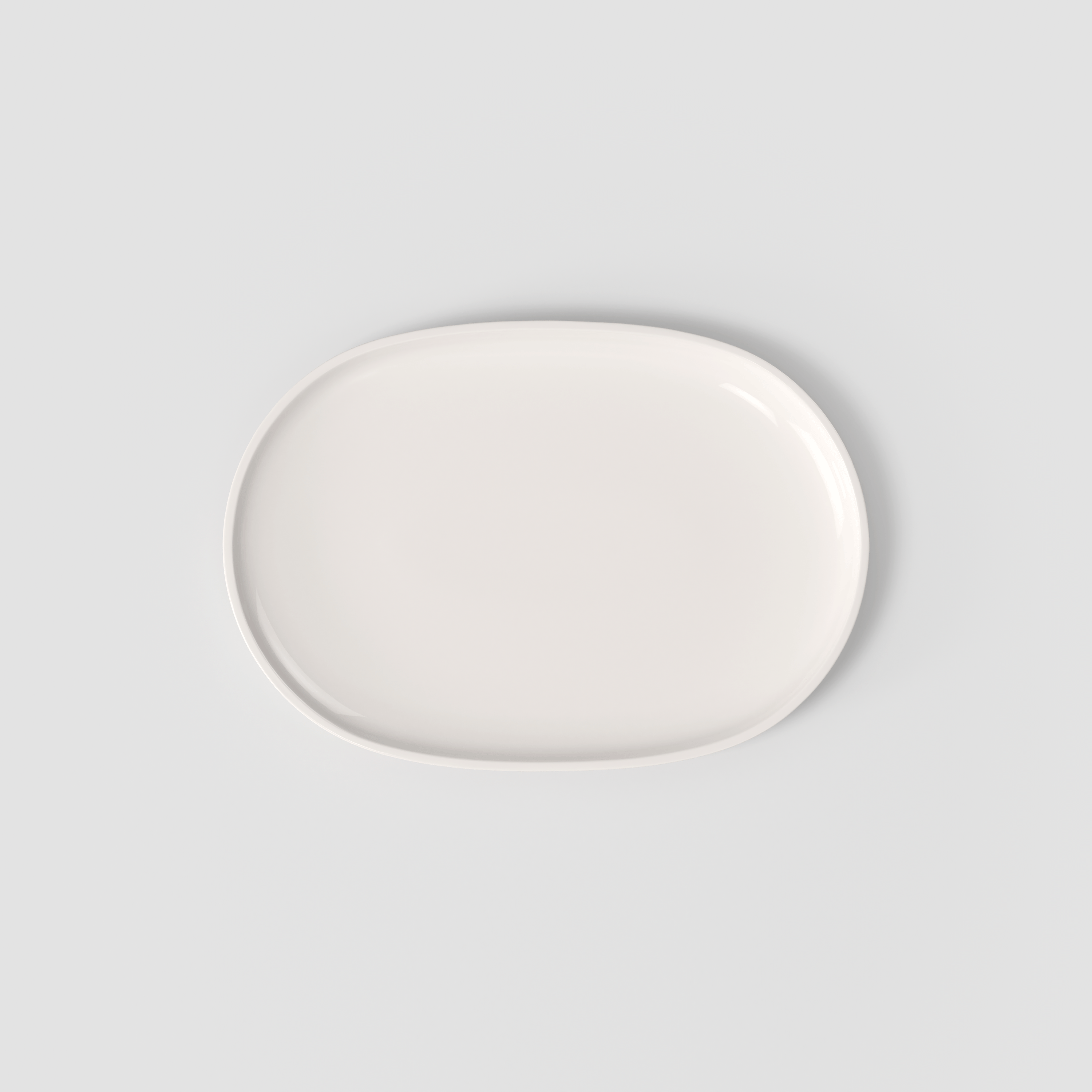 Artesano Fish plate White, 17.1'' x 11.9'', Premium Porcelain