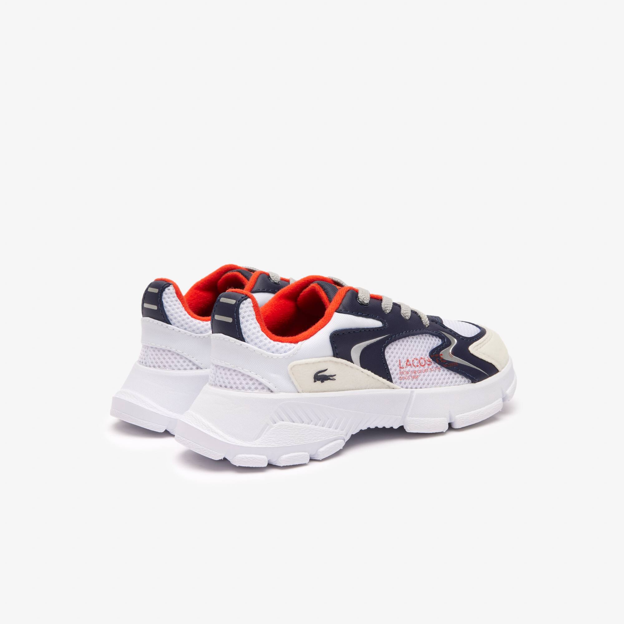 Sneakers L003 Neo bébé en textile Chaussures - Blanc - Lacoste - Enfant