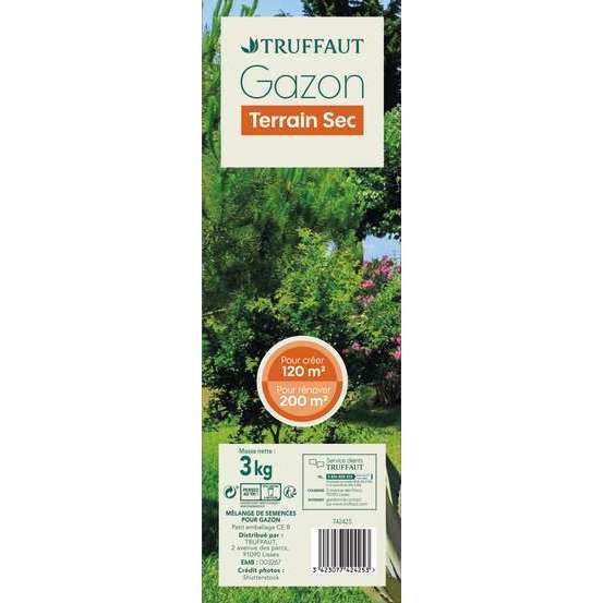 Gazon pour terrain sec 3kg