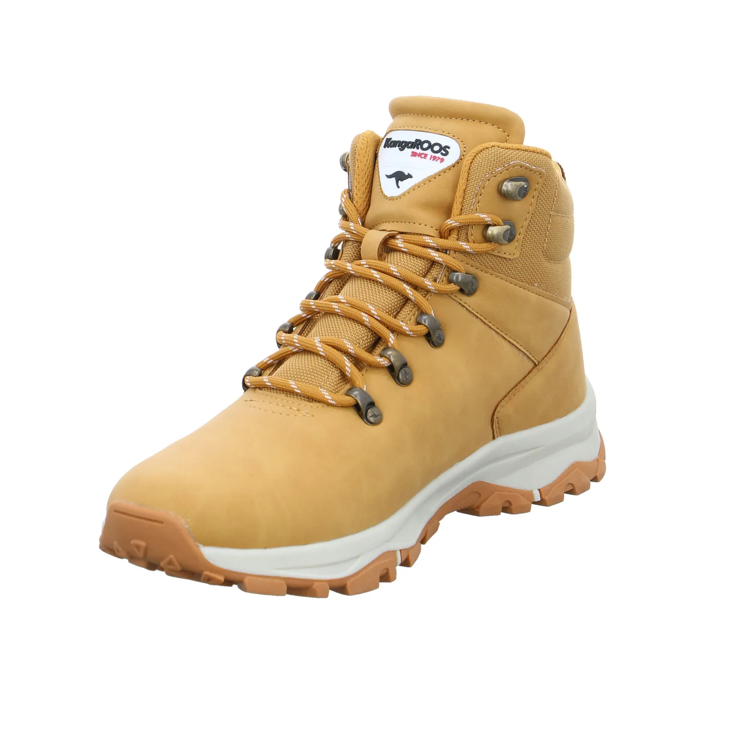 KANGAROOS Winter-Boots Gelb Lederimitat