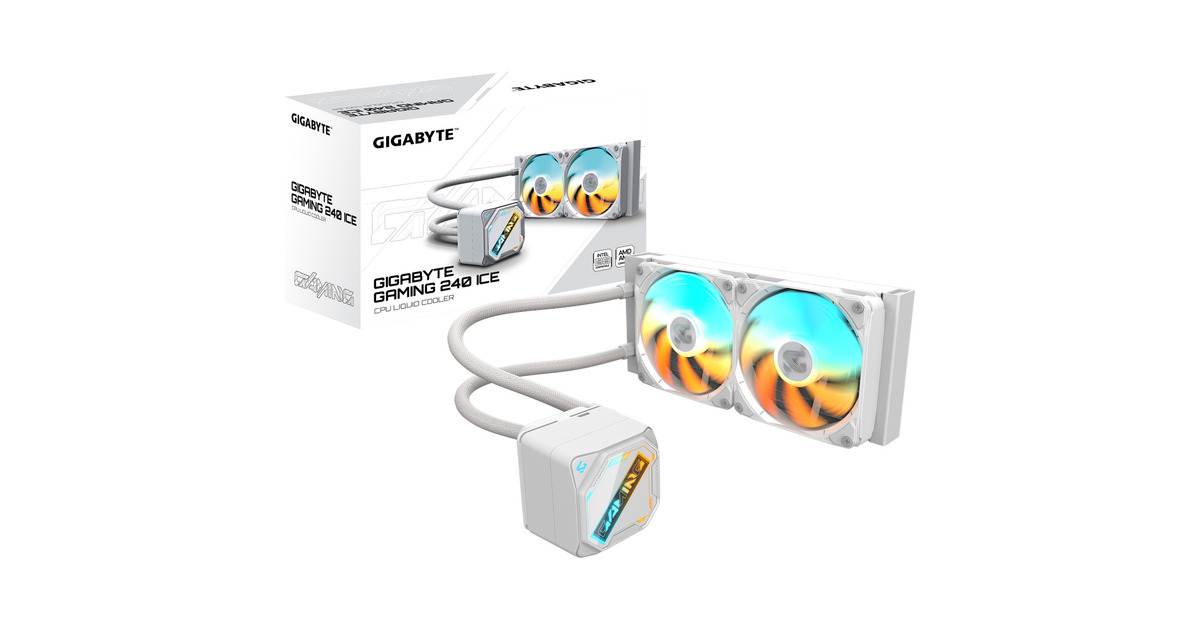 GIGABYTEGAMING 240 ICE waterkoeling  (Wit)