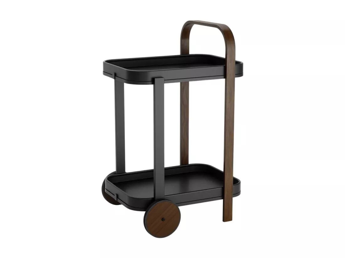 Desserte en acier 2 plateaux Bellwood