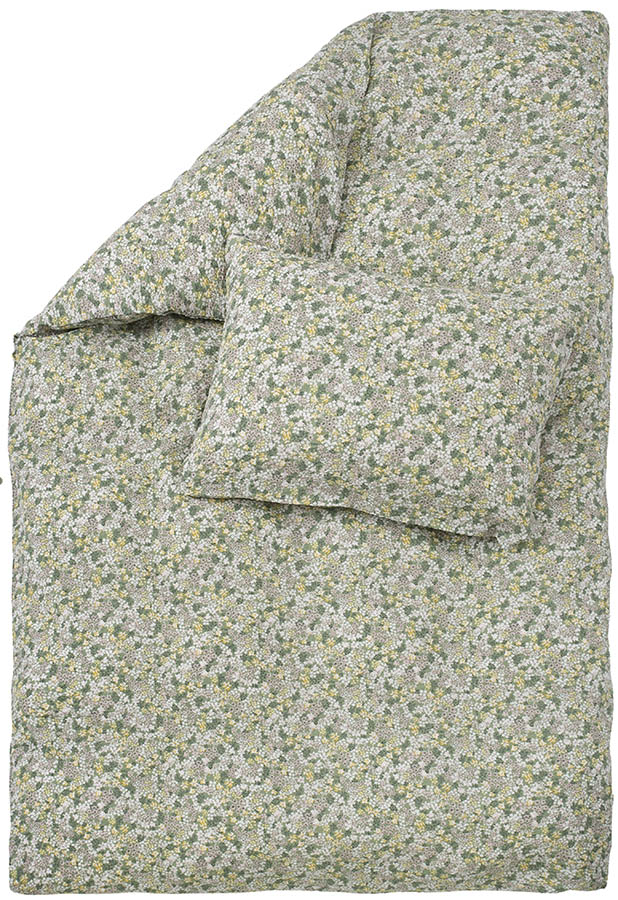 Mimmi kreppsengesett 140x200 grønn