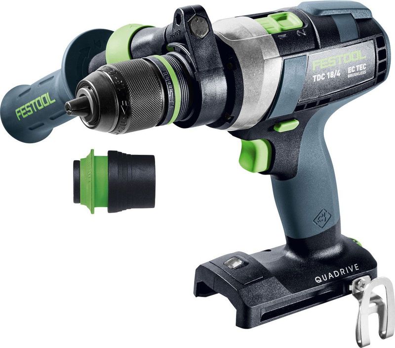 Festool TDC 18/4 I-Basic QUADRIVE Accu Schroefboormachine 18V Basic Body in Systainer - 575601