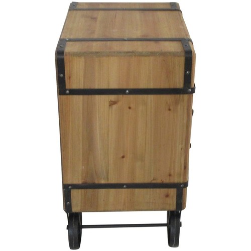 Signes Grimalt - Mueble Mesita con Ruedas Marrón