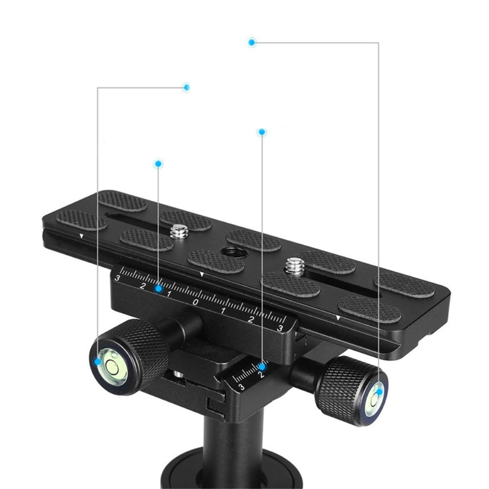 Tragbarer Alu Handgriff Gimbal Stabilisator Stativ Halterung für DSLR Kamera / GoPro   1/4