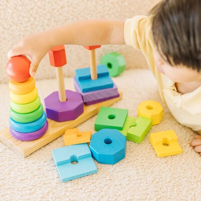 Melissa & Doug Stabletårn med Klosser