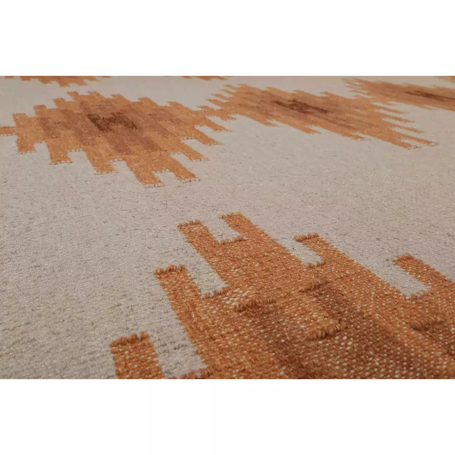 Green Looop Handweb-Teppich Belle beige