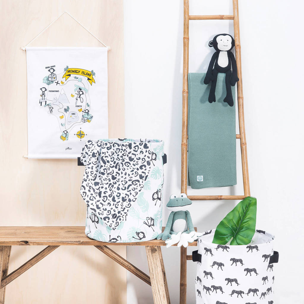 mooie dekenBasic knit baby ledikantdeken 100x150 cm forest green