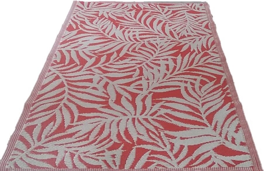 Intratuin buitenkleed Palm rood 120 x 180 cm