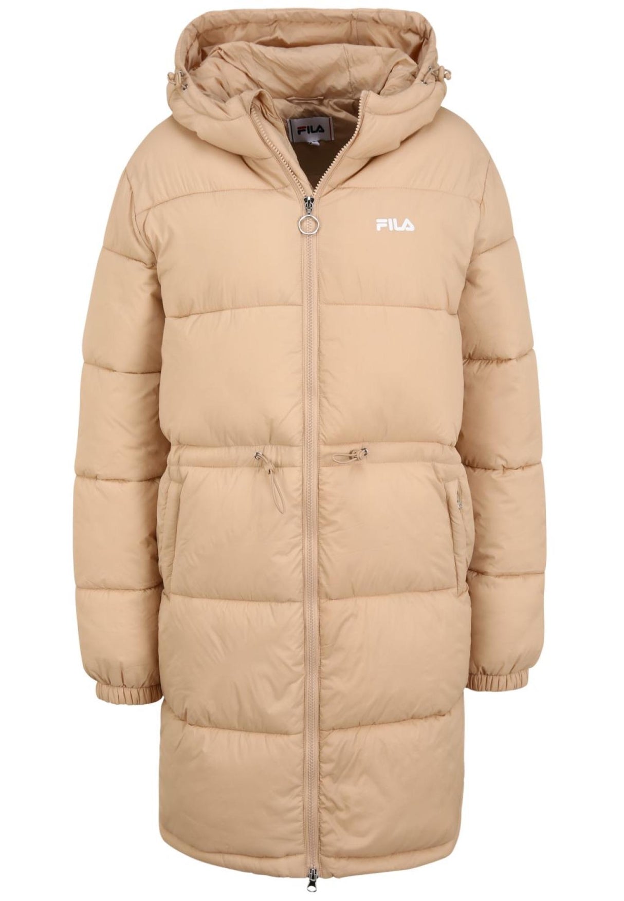 FILA<br>WOMEN EMBLA long hooded puff jacket