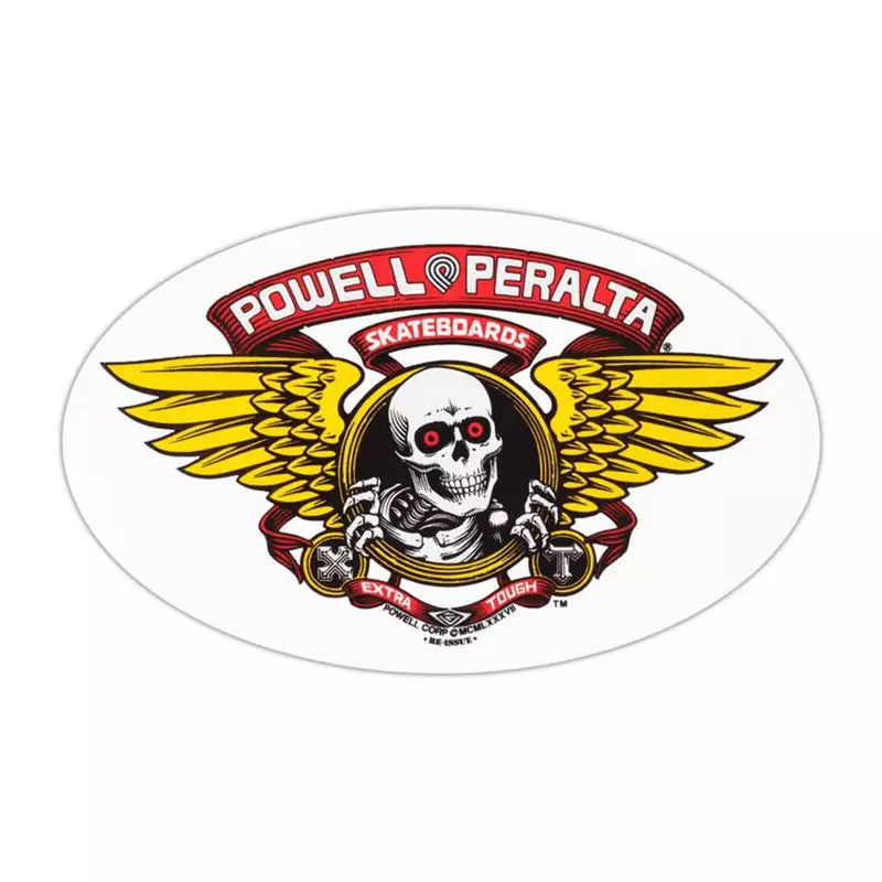Stickers POWELL PERALTA Winged Ripper 6.5 (20 Pk) Rouge