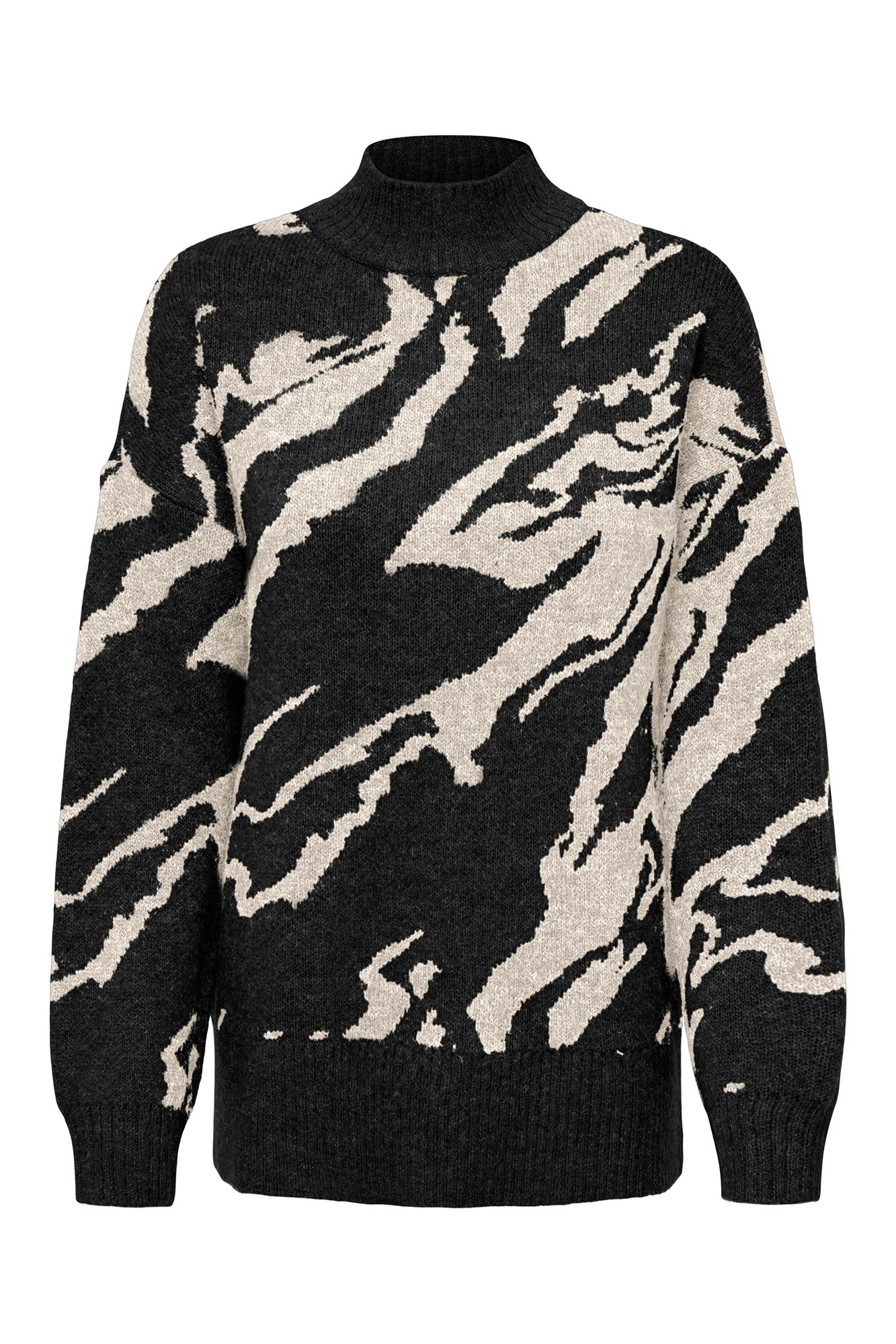 Suéter de malha jacquard