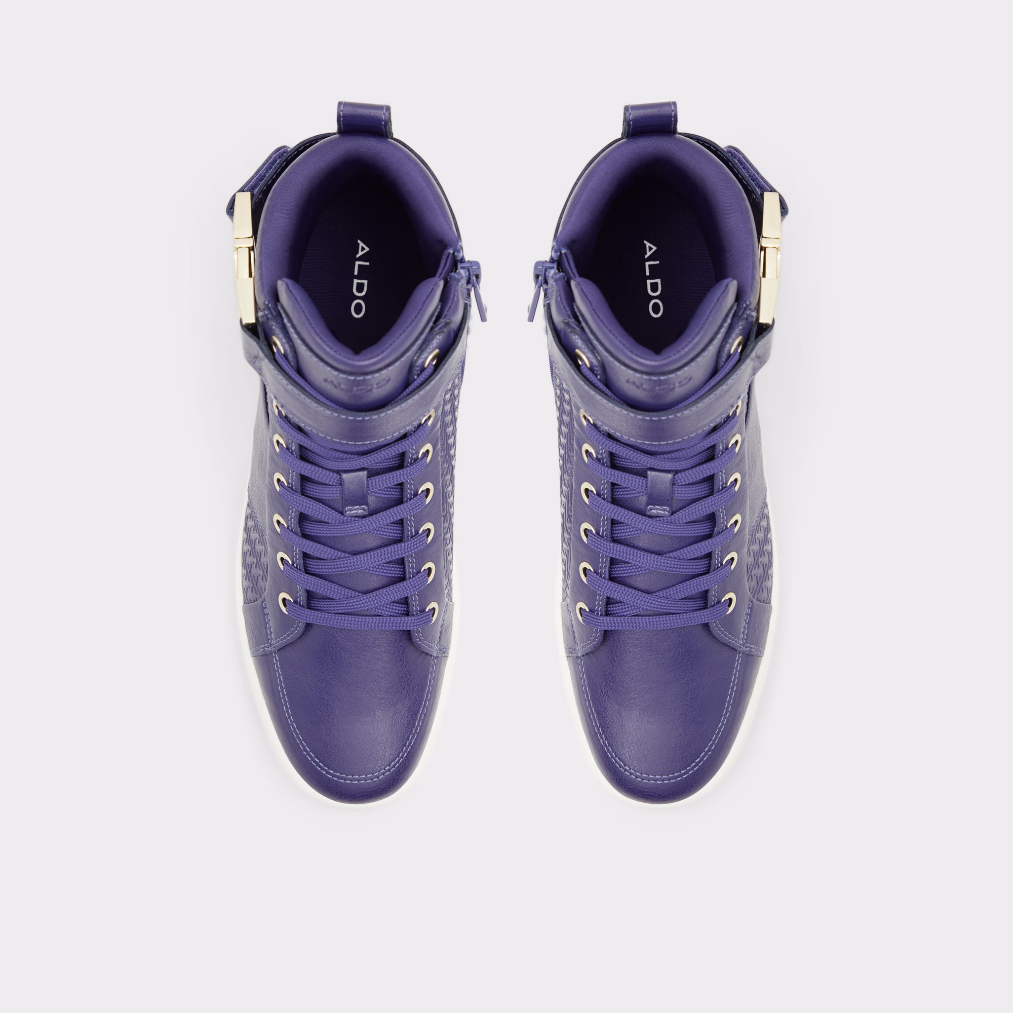 Brauerr Dark Purple Men High top