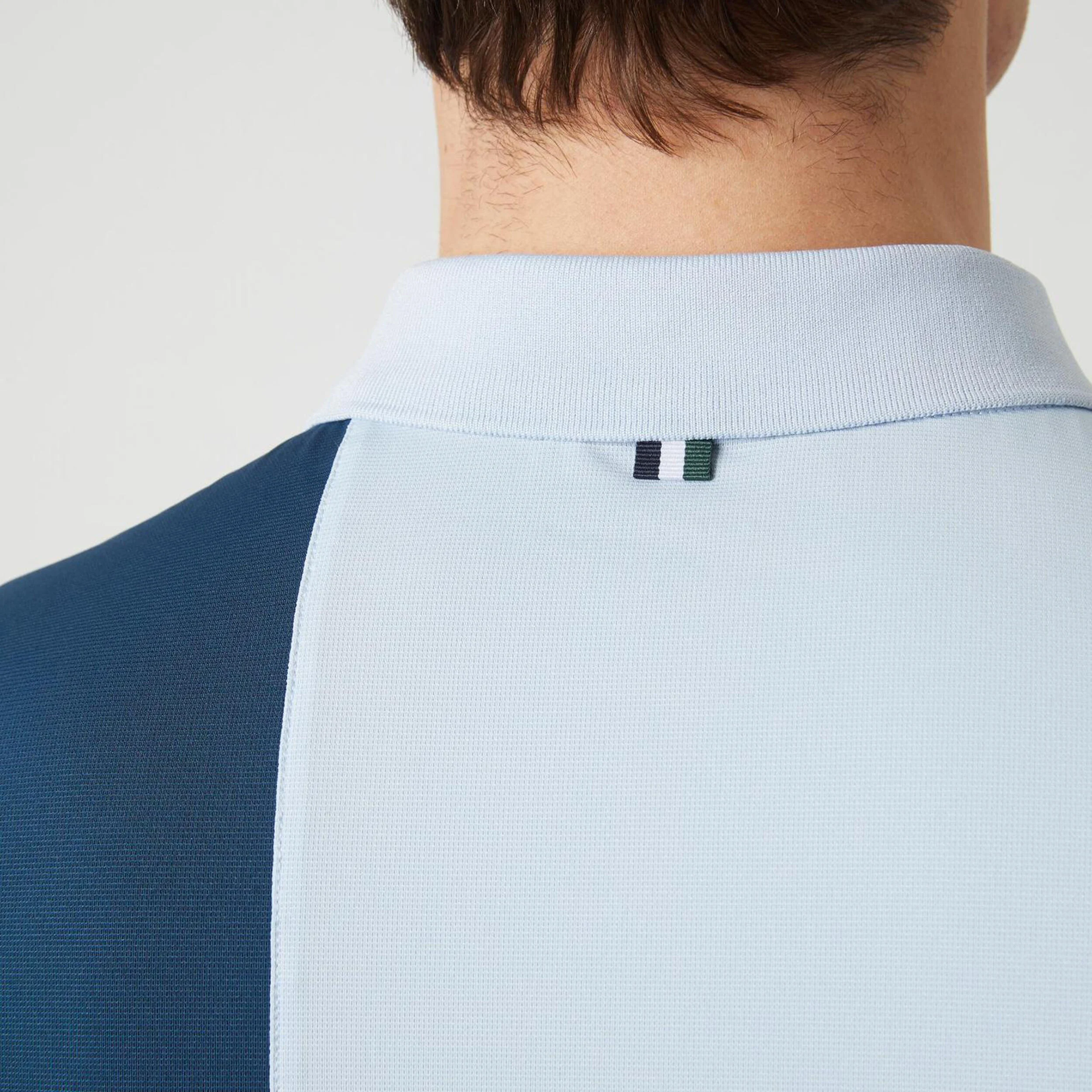 Björn Borg Ace Block Polo Hommes - Bleu Clair , Bleu Foncé