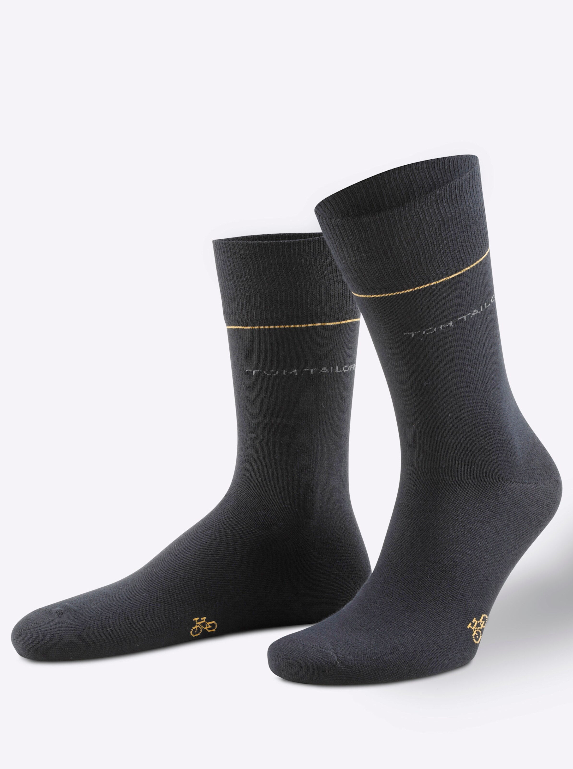 TOM TAILOR Herren-Socken in schwarz-sortiert