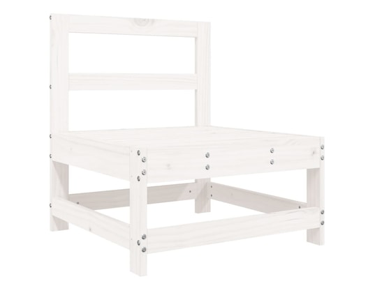 LES TENDANCES - Salon extérieur Salon de jardin-blanc-6 places-62x70.5-474865