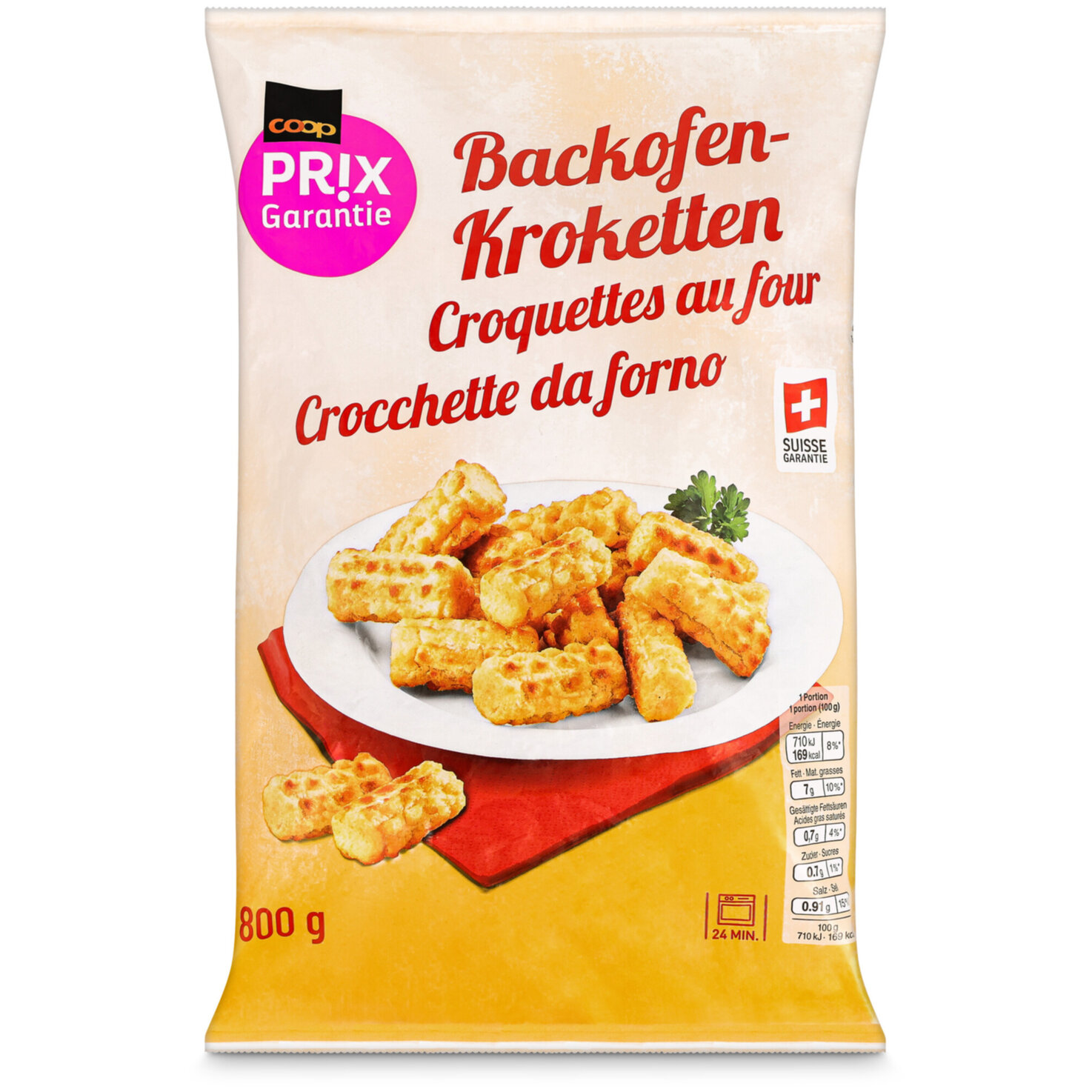 Prix Garantie Backofen Kroketten