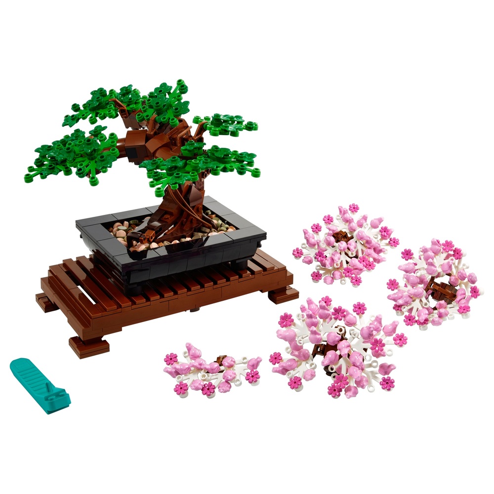 LEGO Icons 10281 Botanische Kollektion Bonsai-Baum-Blumen-Set für Erwachsene