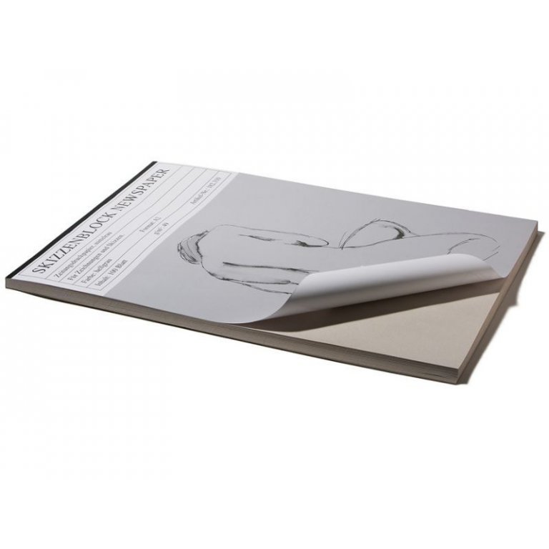 Skizzenblock Newspaper, 49 g/m²