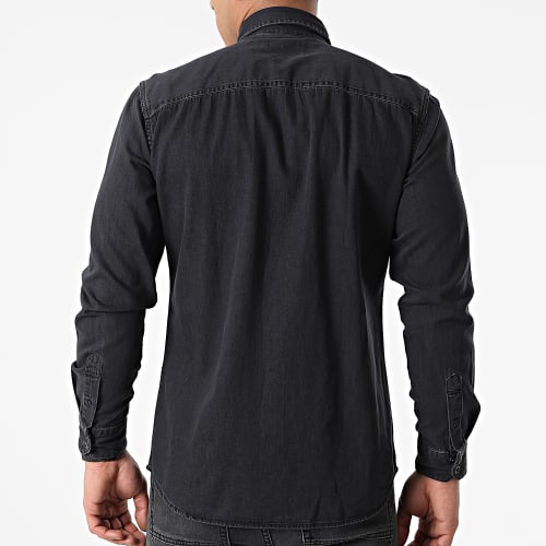 Chemise Jean Manches Longues Sheridan Noir