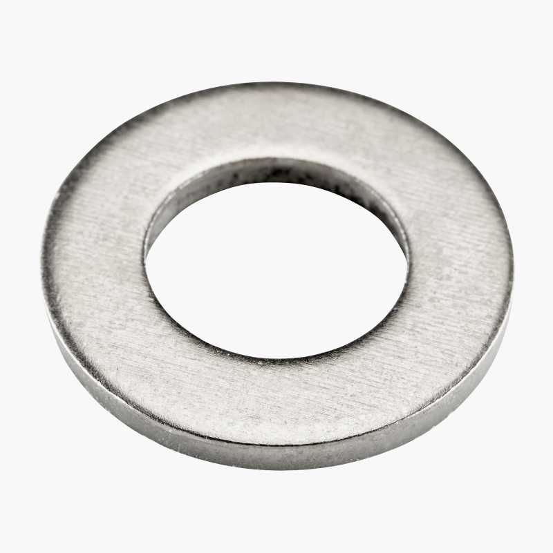 Rund skive rustfri, 13 x 24 x 2,5 mm