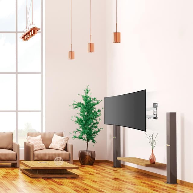 Barkan Flat/ Curved TV Wall Mount 3400 Wall Mount, Full motion, 29-65 
