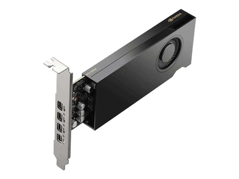 NVIDIA RTX 2000E Ada Generation - Grafikkort - NVIDIA RTX 2000 Ada - 16 GB GDDR6 - PCIe 4.0 x8 lavprofil - 4 x Mini DisplayPort