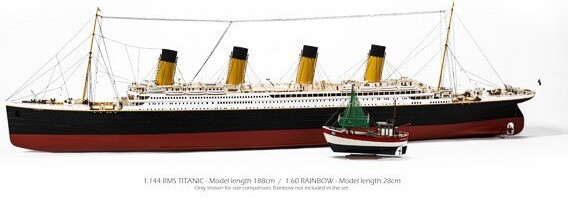Billing Boats - Rms Titanic 510 Skib Byggesæt - 1:144 - Bb510