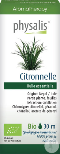 Physalis Huile Essentielle 100% Pure Et Naturelle Citronelle De Java 30ml