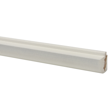 CanDo vensterbanklijst MDF rond wit gegrond 26x28mm 406 cm