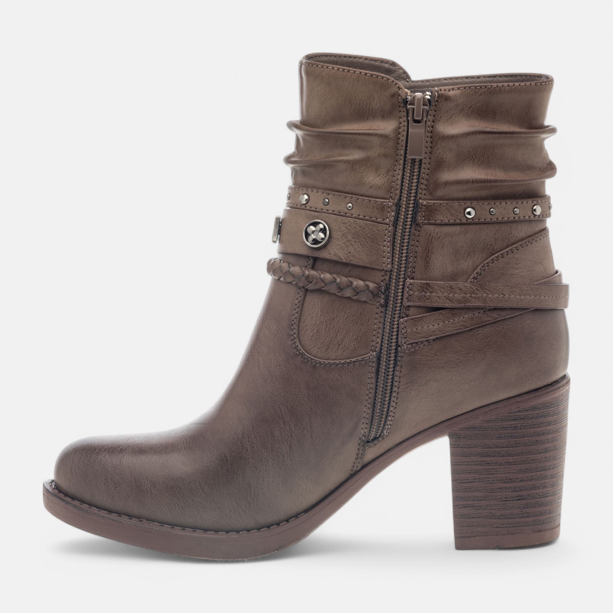 Bottines à talon Femme taupe