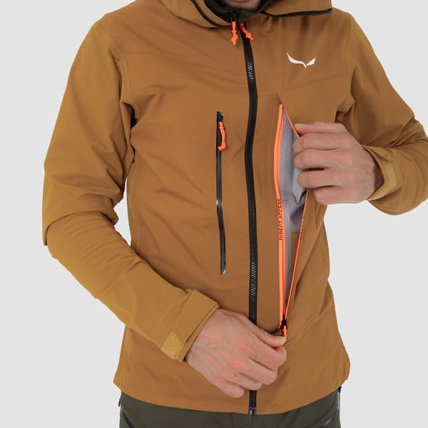 Veste softshell SALEWA SELLA DST HYB JKT M GOLDEN BROWN