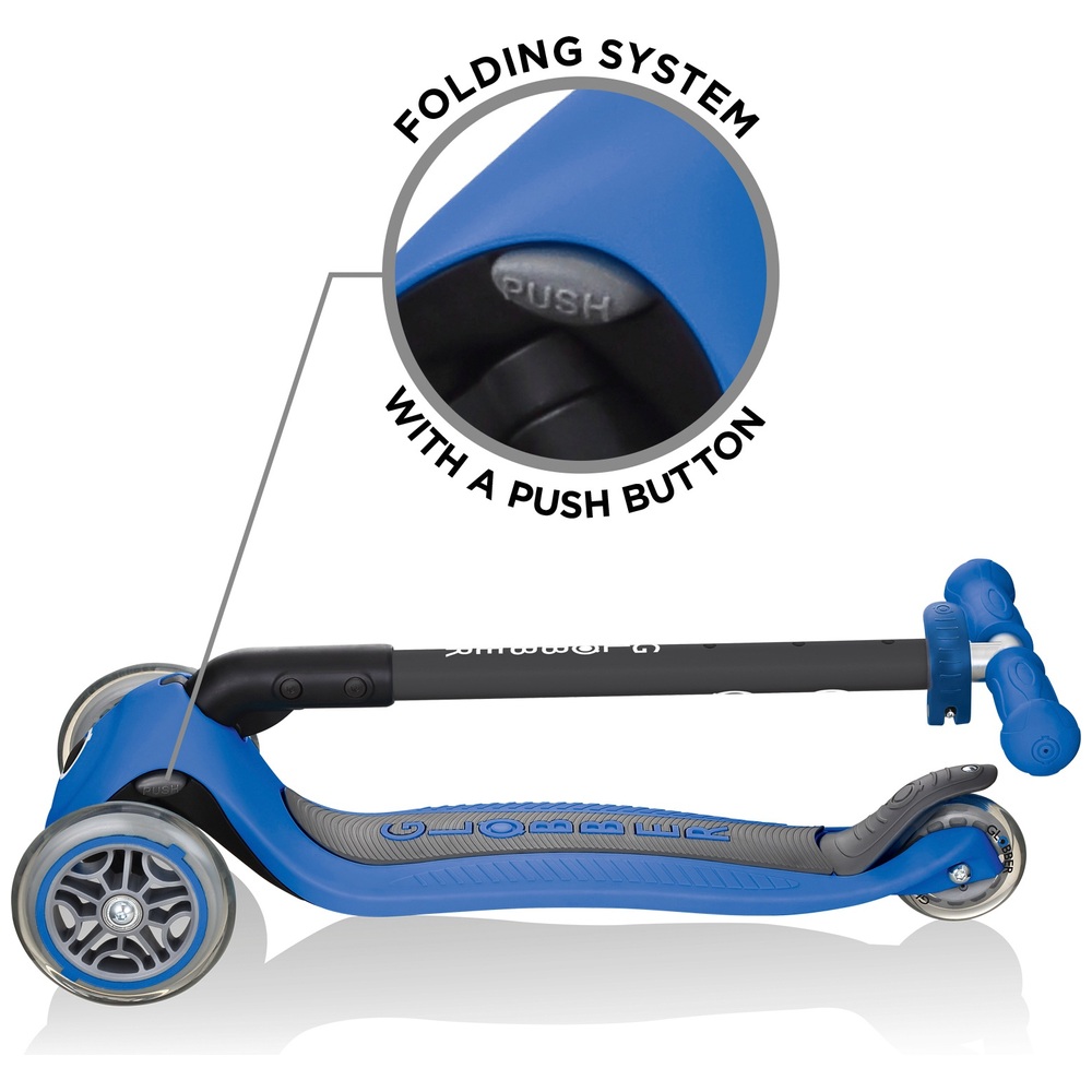 Globber GO UP FOLDABLE PLUS Roller in Marineblau