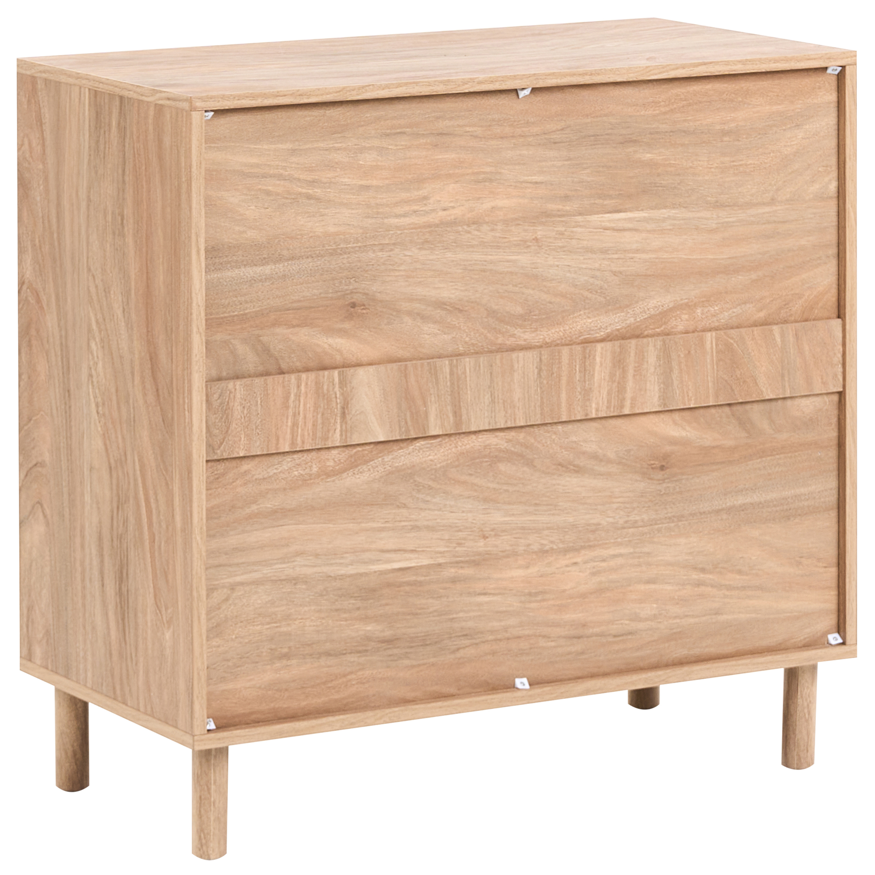 Beliani-BONDI-Dressoir-Lichtbruin-80 cm-Spaanplaat|Papiertouw