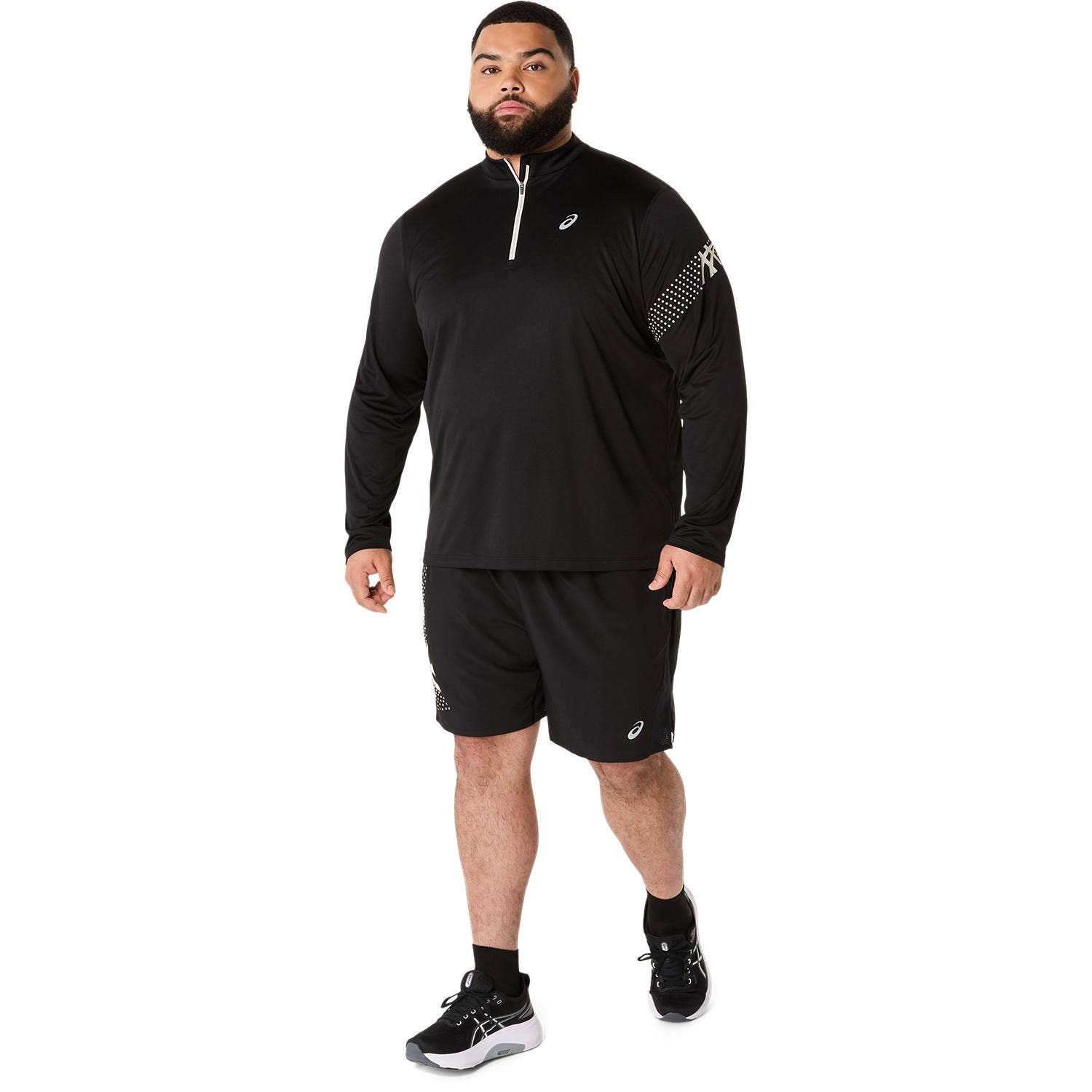 ASICS  Icon 1/2 Long Sleeve Zip-Top Heren