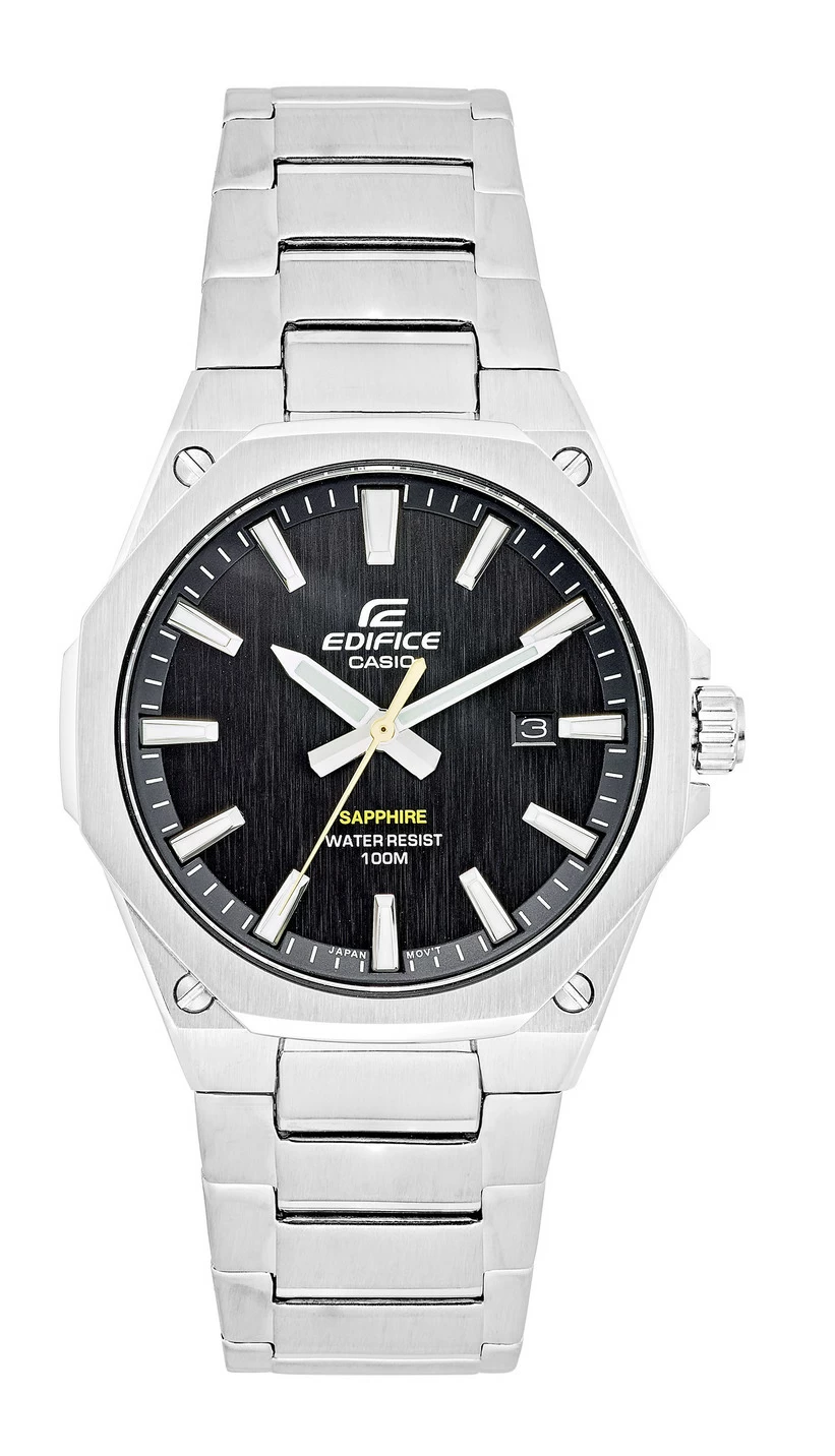 Casio-Quartz-Herrenuhr mit Edelstahlband