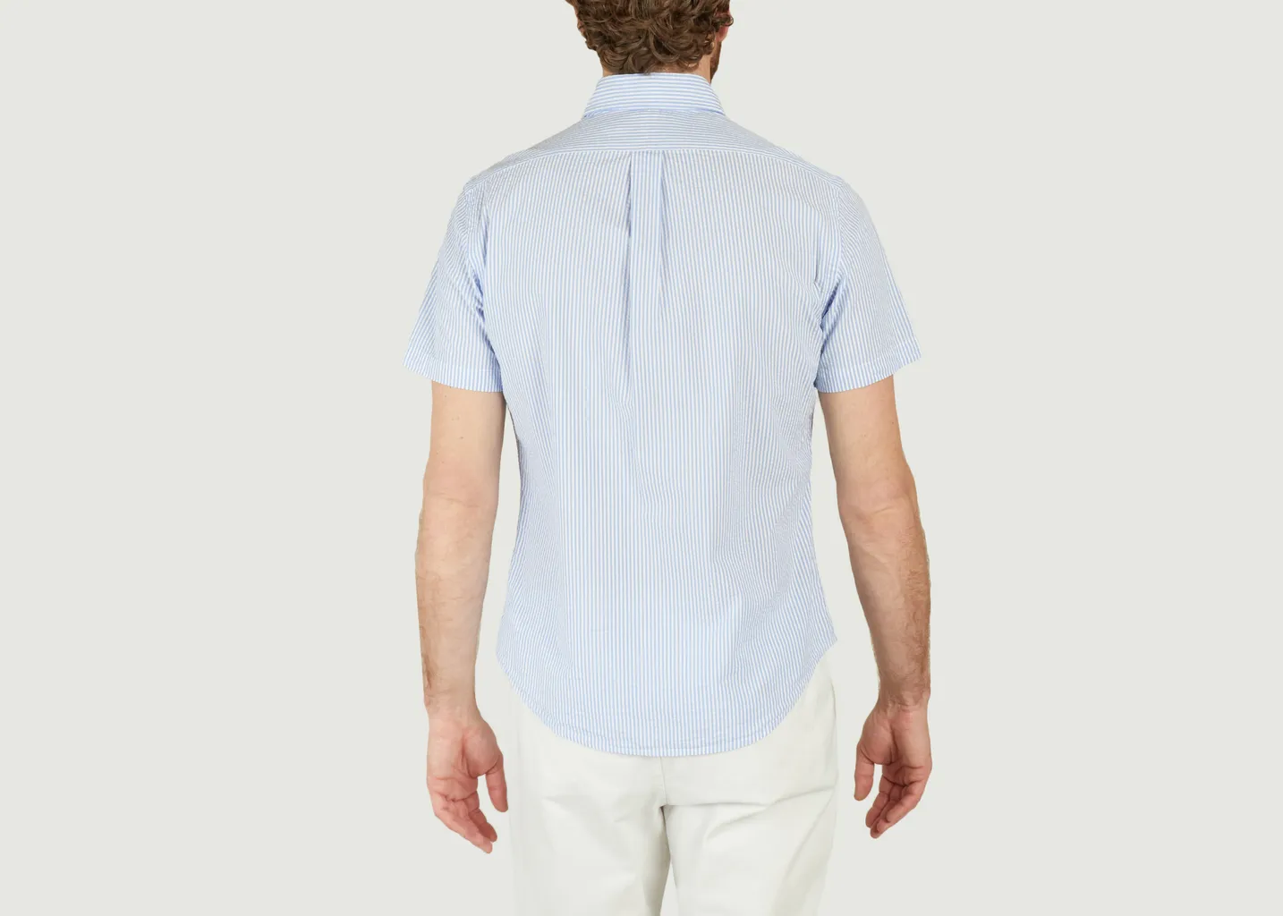 Chemise ajustée rayée en seersucker Polo Ralph Lauren
