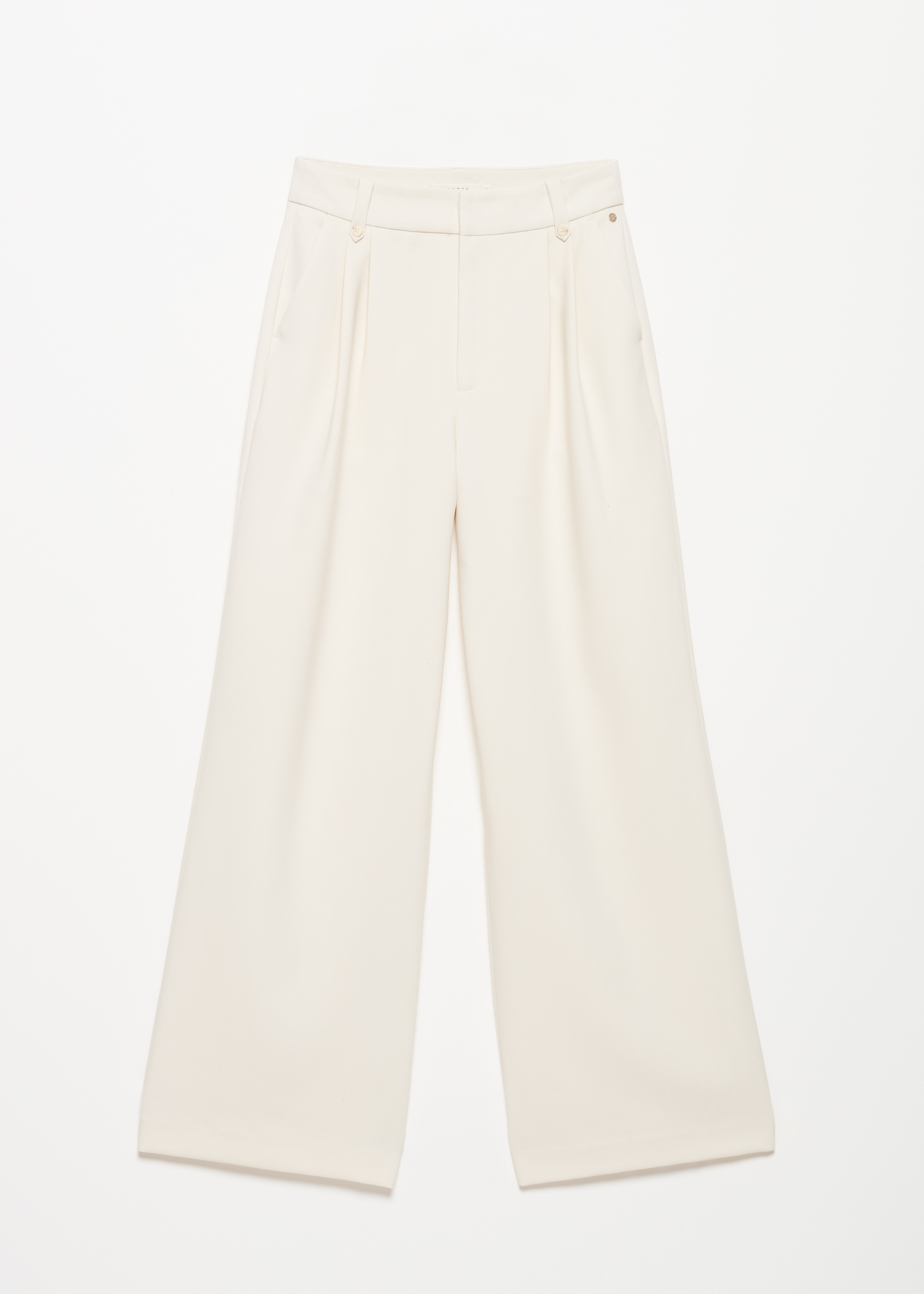 Pantalon met plooien
