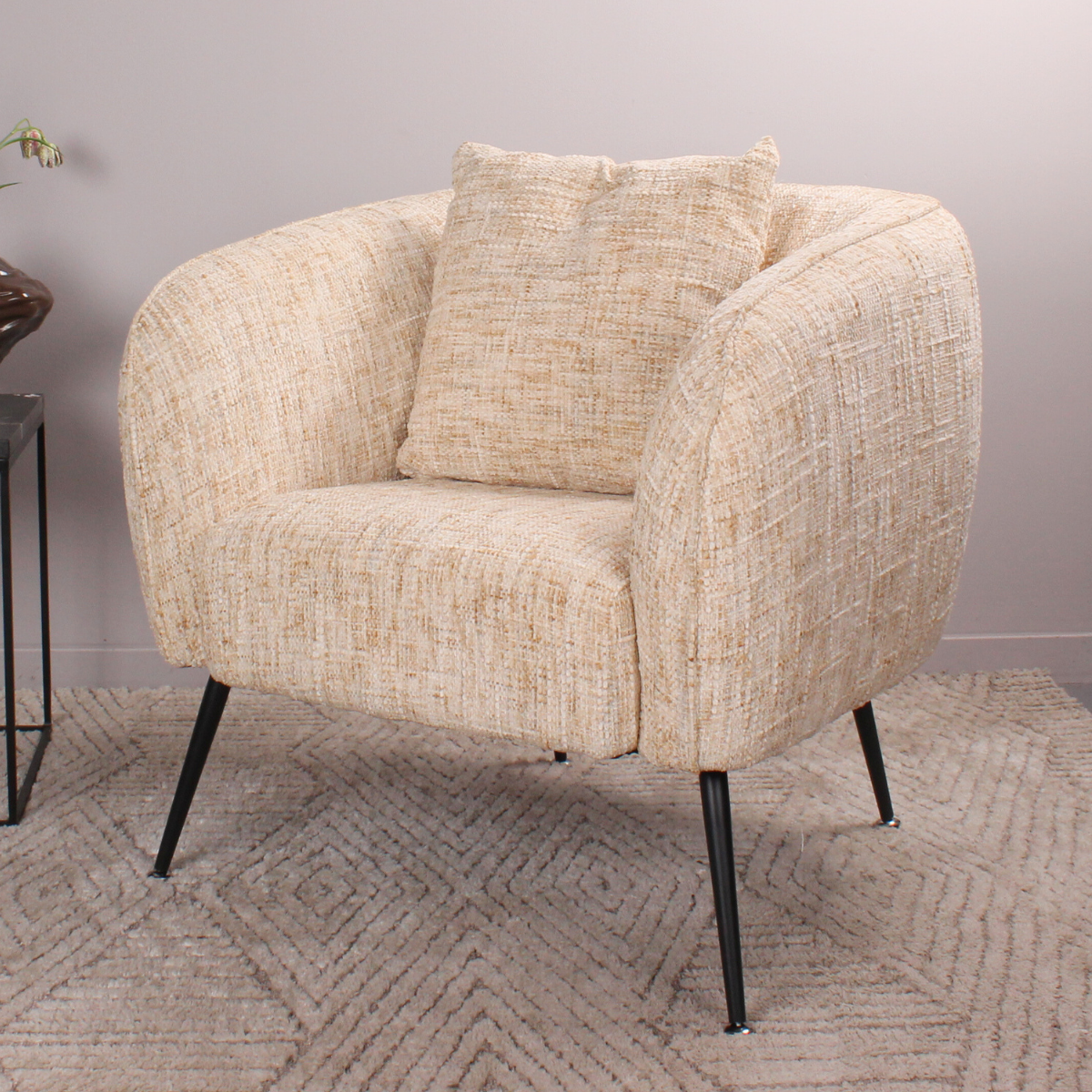 DS4U - Olan fauteuil - lichtbruin