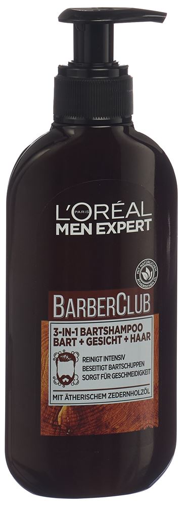 MEN EXPERT Barberclub 3-In-1 Bartshampoo<br>200 ml, Flasche