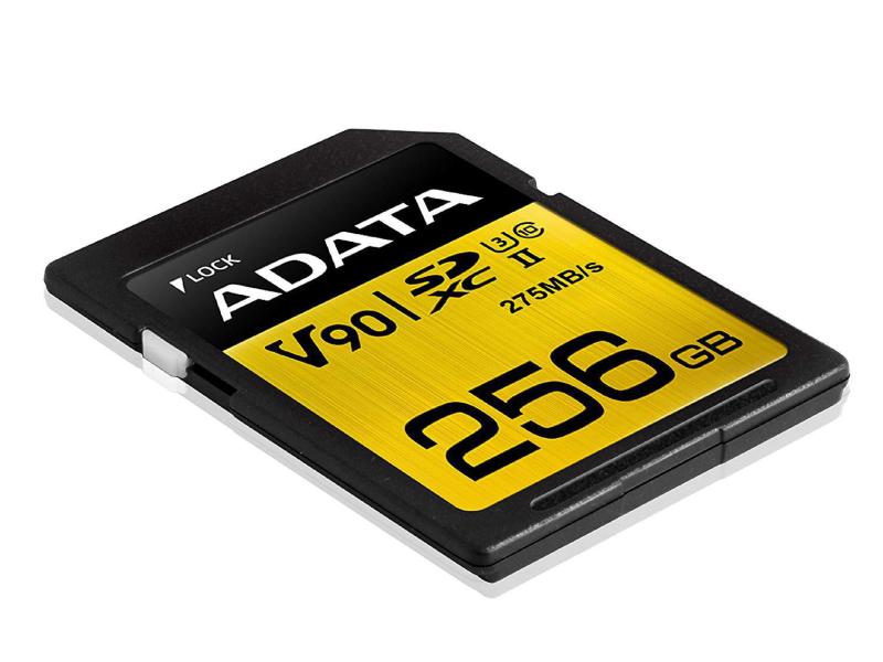 ADATA SDXC-Karte Premier ONE UHS-II 256 GB SD-Karte, Class 10 U3 UHS-II V90, 256 GB