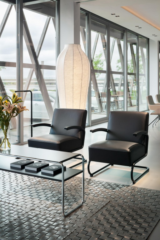 Thonet B10/1 sidetable console tafel beuken wit gebeitst