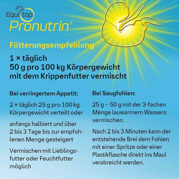 EQUITOP Pronutrin vet. Pellets, 3.5 kg