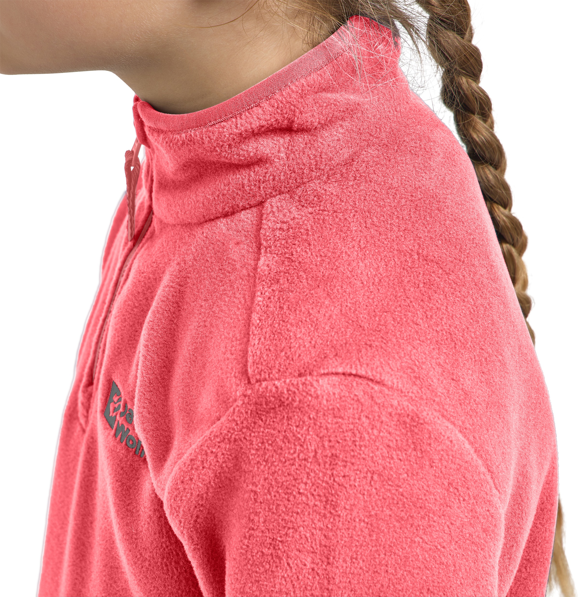 Jack Wolfskin Stehkragenpullover »TAUNUS HALFZIP K«, einfache Temperaturregulierung, wärmend, für Kinder