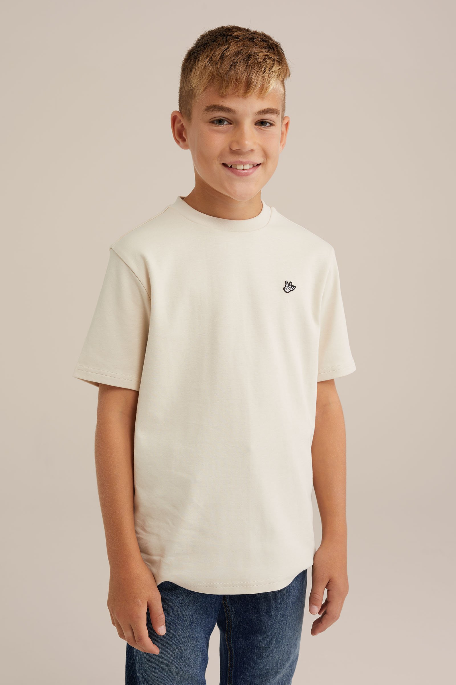 Jongens T-shirt WE Fashion Beige