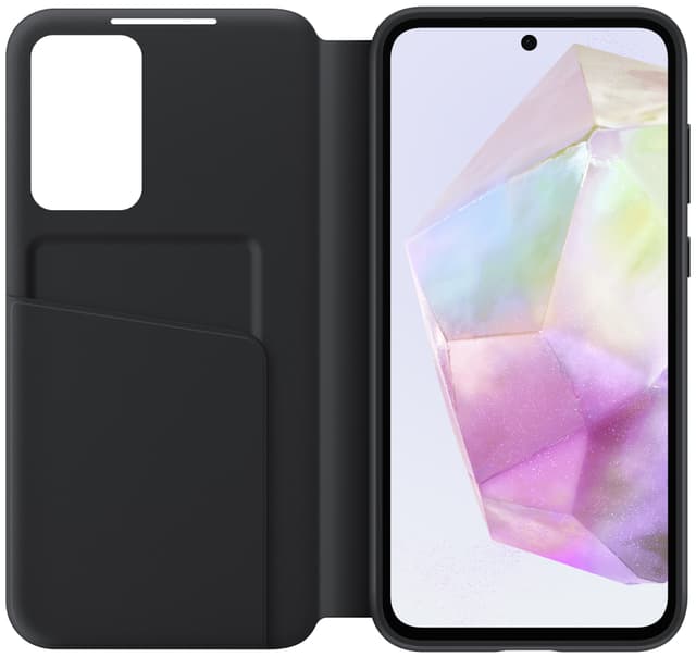 Samsung Galaxy A35 5G Smart View Wallet pungetui (sort)